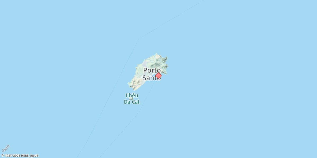 Map of Porto Santo