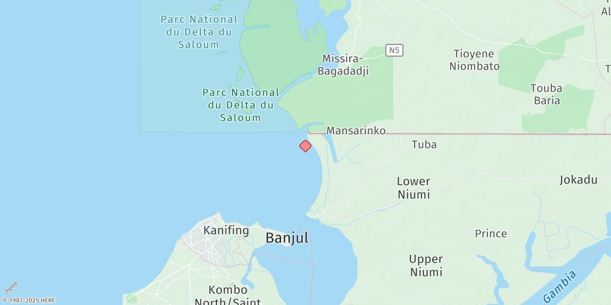 Map of Buniada Point
