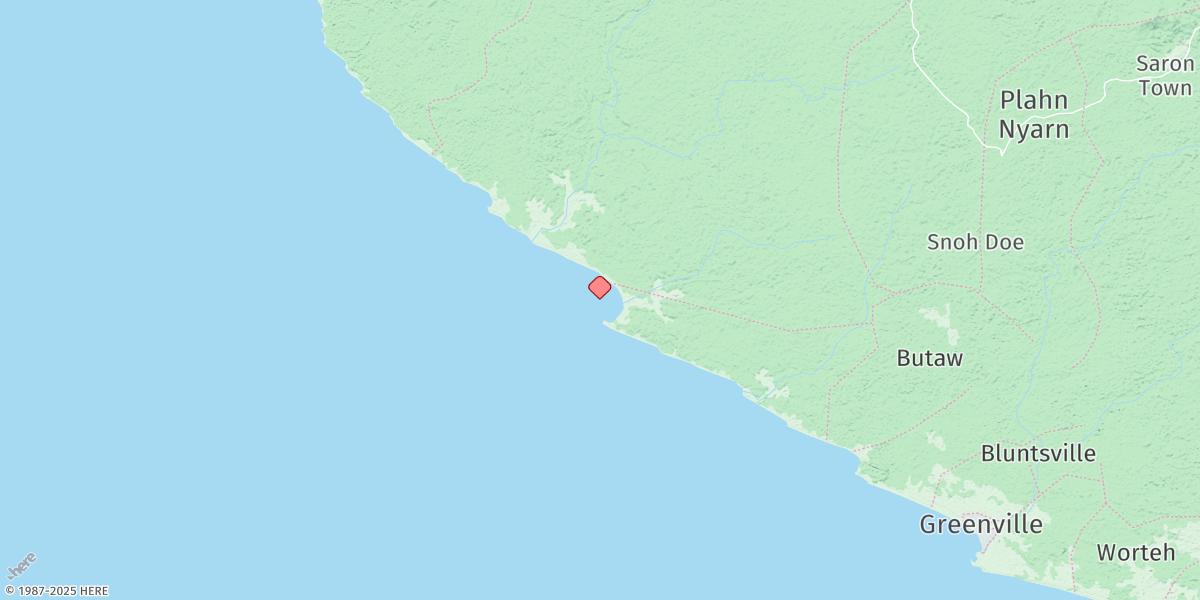 Map of Baffu Bay