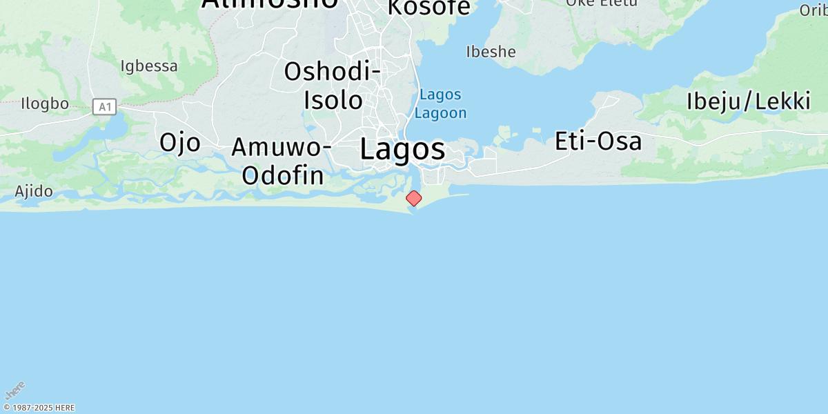Map of Lagos Bar