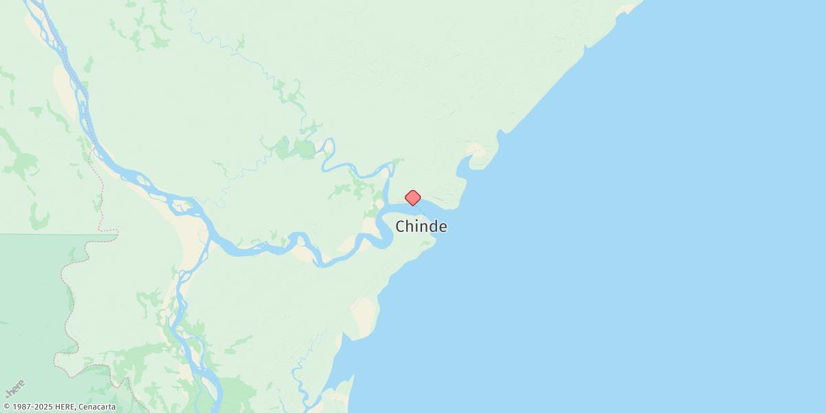 Map of Porto De Chinde