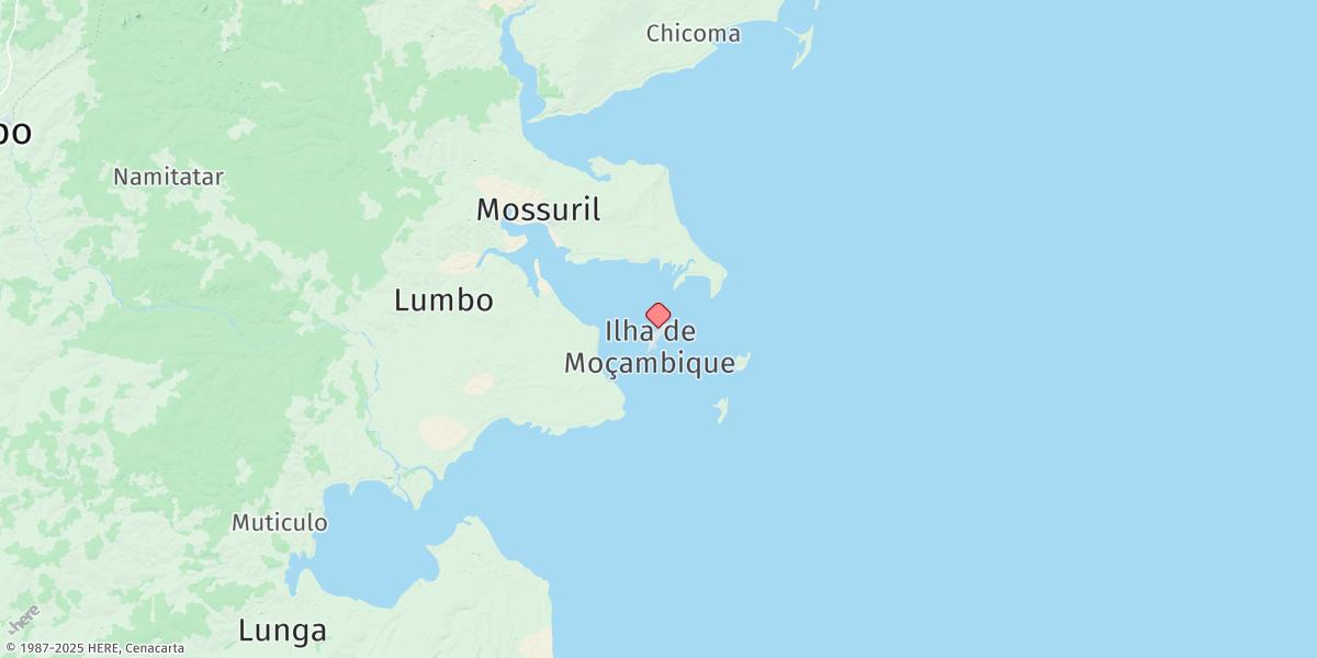 Map of Porto De Mozambique