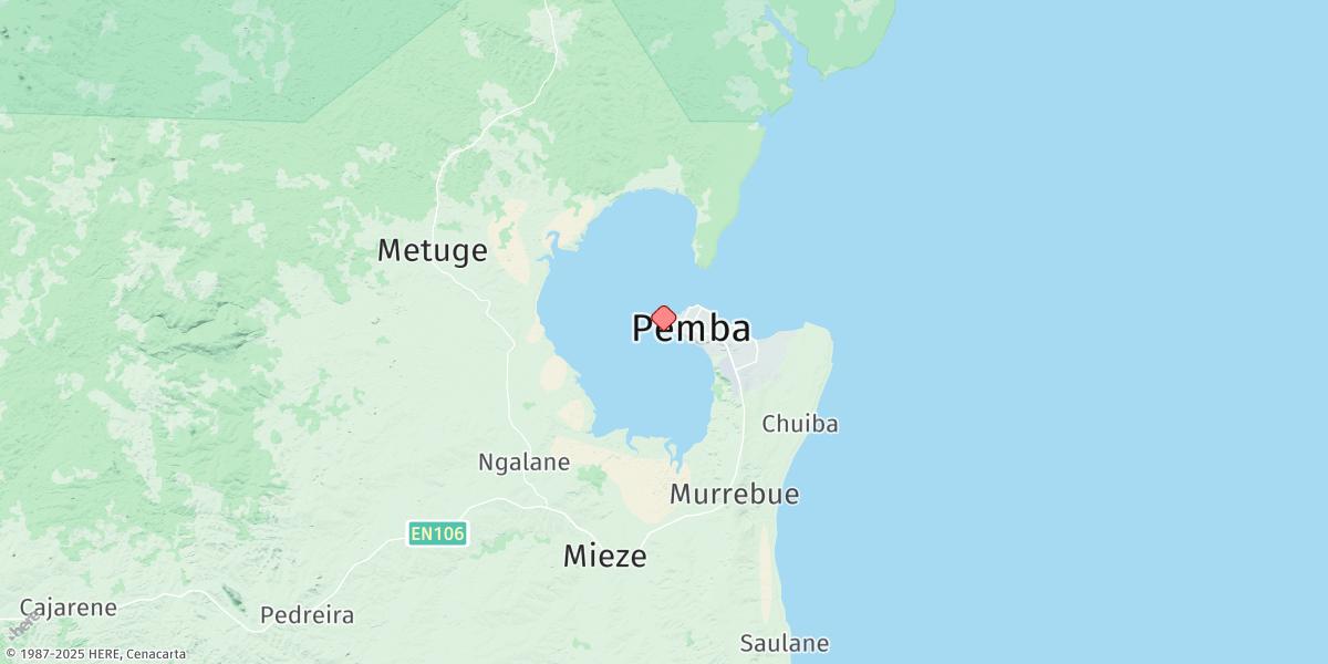 Map of Pemba