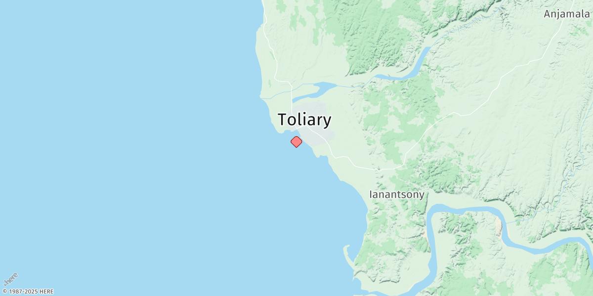 Map of Toliara