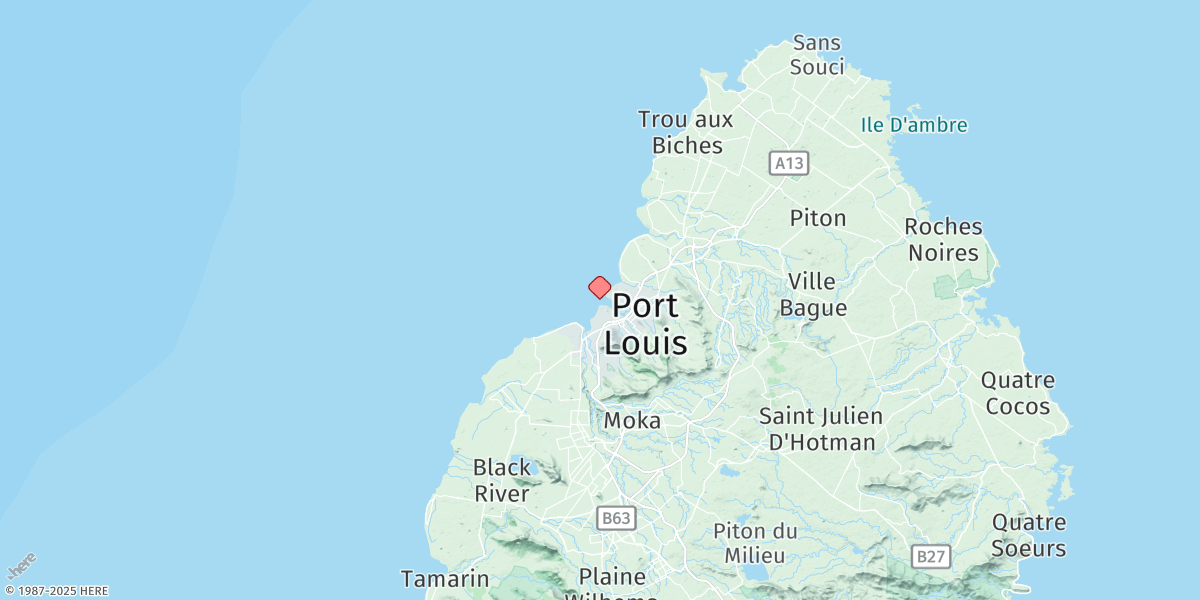 Map of Port Louis