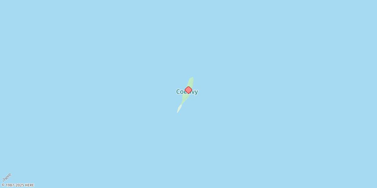 Map of Coetivy Island