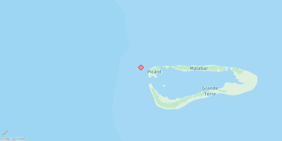 Map of Aldabra Islands