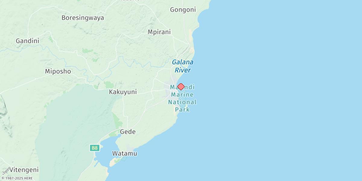 Map of Malindi