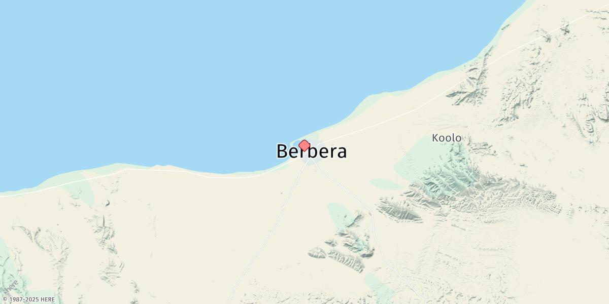 Map of Berbera