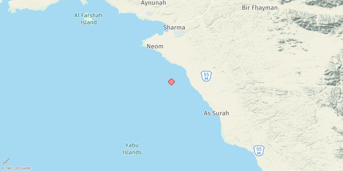 Map of Umm Qusur