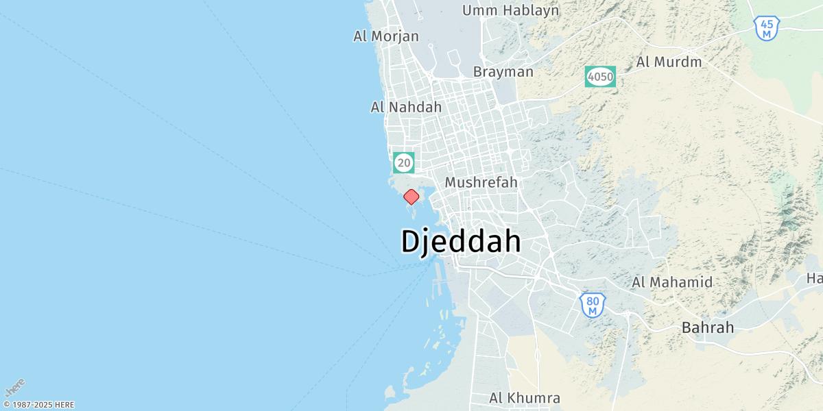 Map of Jeddah (Ghubbat Asharah)