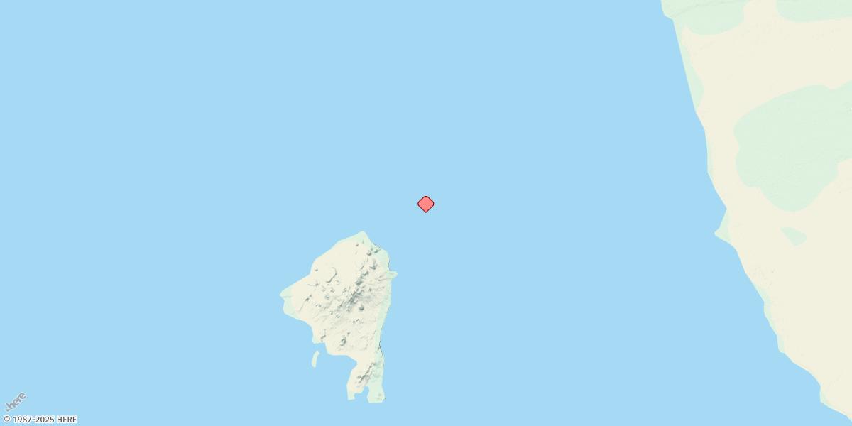 Map of Abu Ali Islands