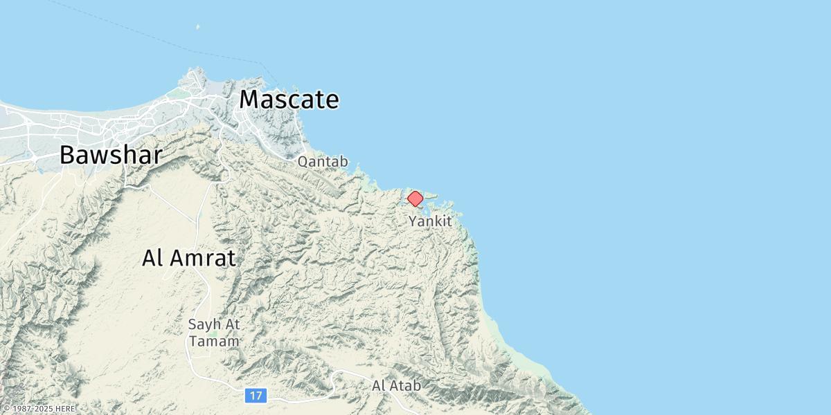 Map of Bandar Khayran