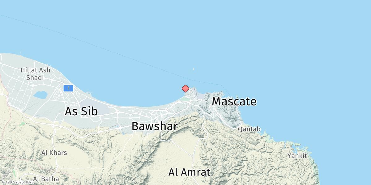 Map of Marsa Al Murjan