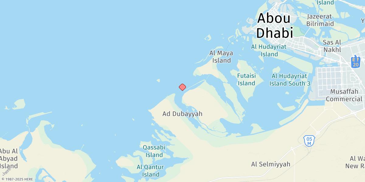 Map of Ras Al Ghaf