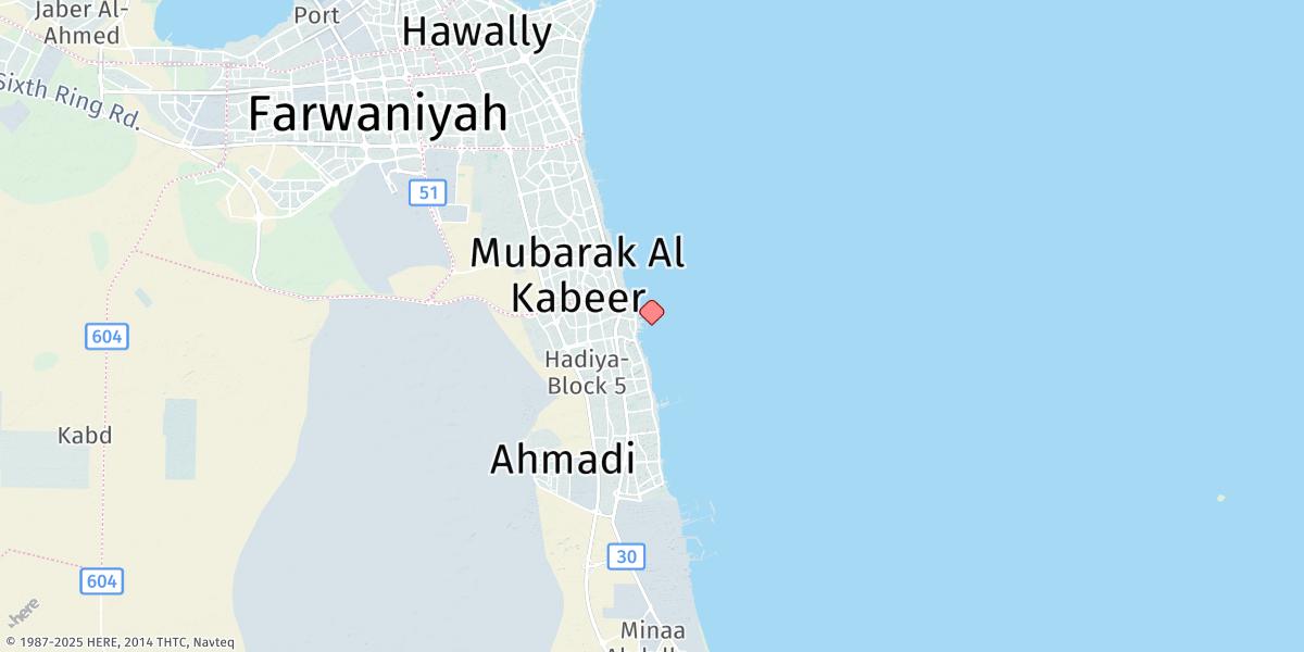 Map of Al Fintas