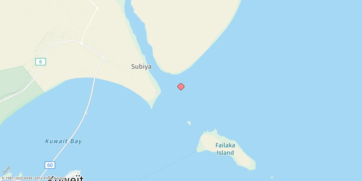Map of Ras Al Barshah (Beacon No. 2)