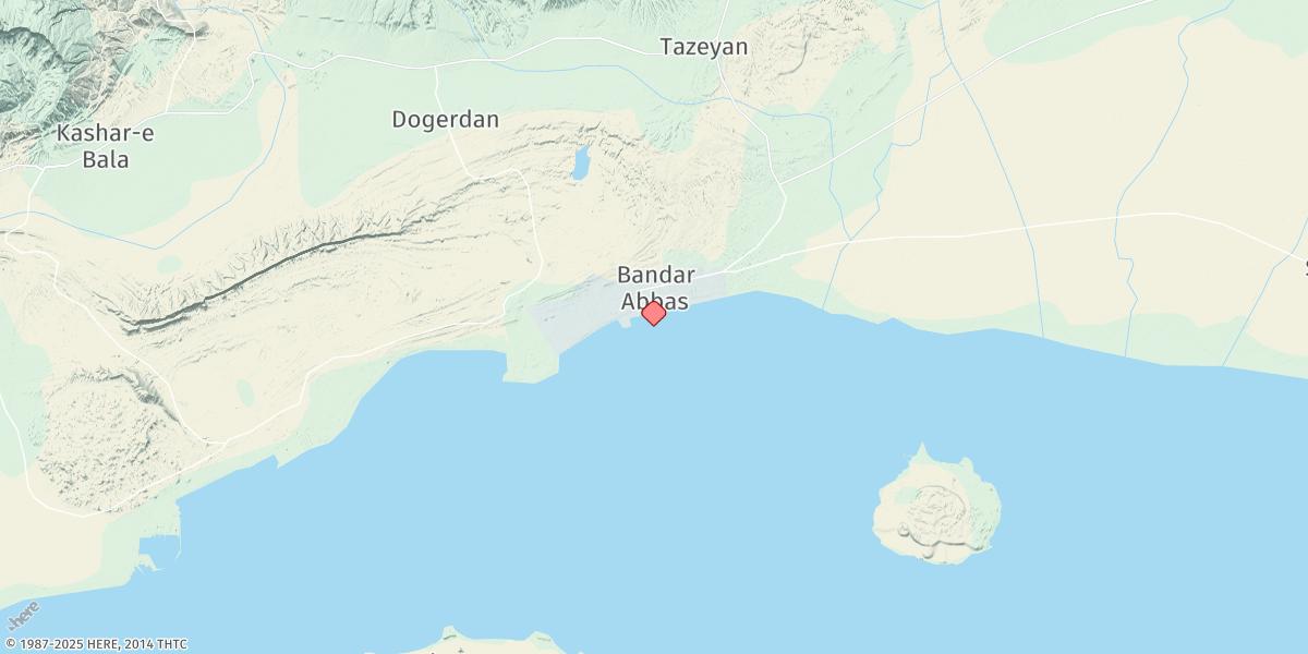 Map of Bandar Abbas