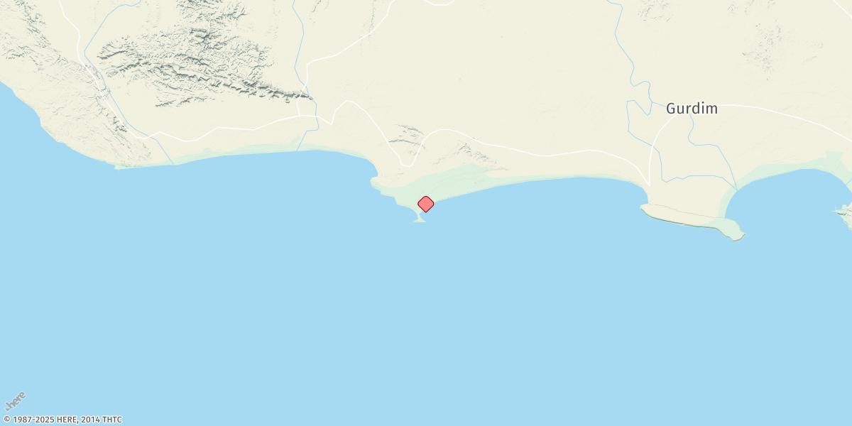 Map of Ras-e Tang