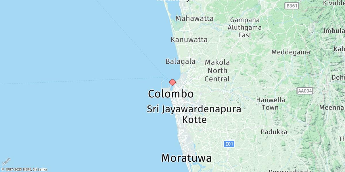 Map of Colombo