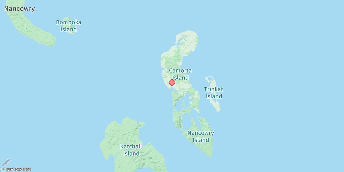 Map of Dring Harbour