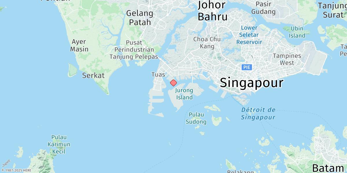 Map of Tuas
