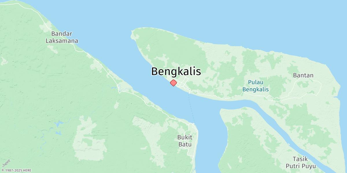 Map of Bengkalis