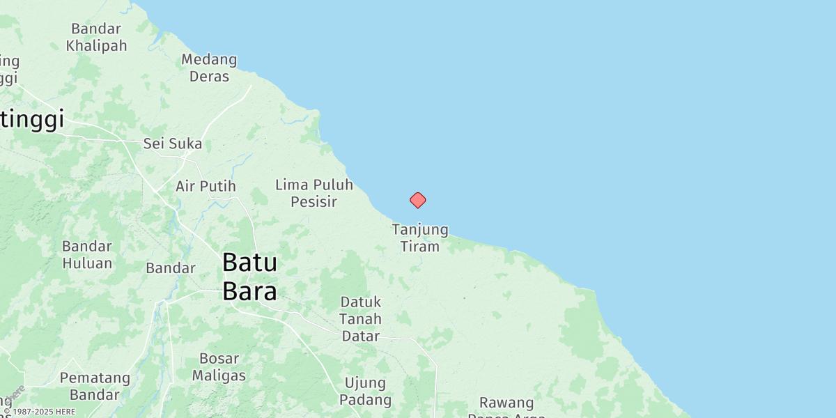 Map of Tanjungtiram