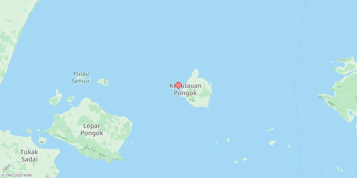 Map of Pulau Celaka