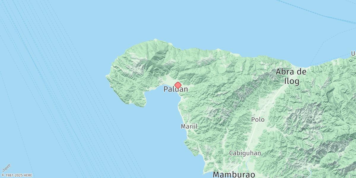 Map of Paluan