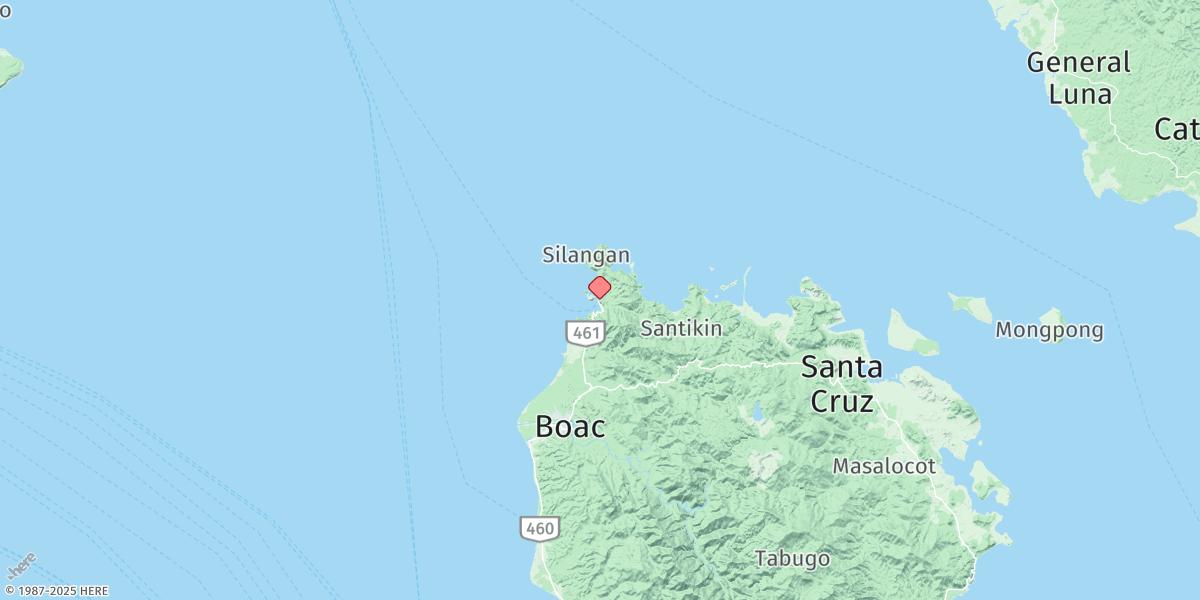 Map of Port Balanacan