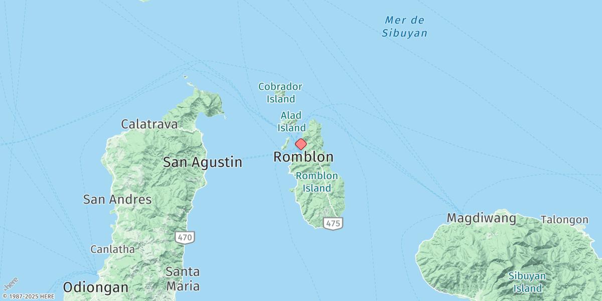 Map of Romblon Island