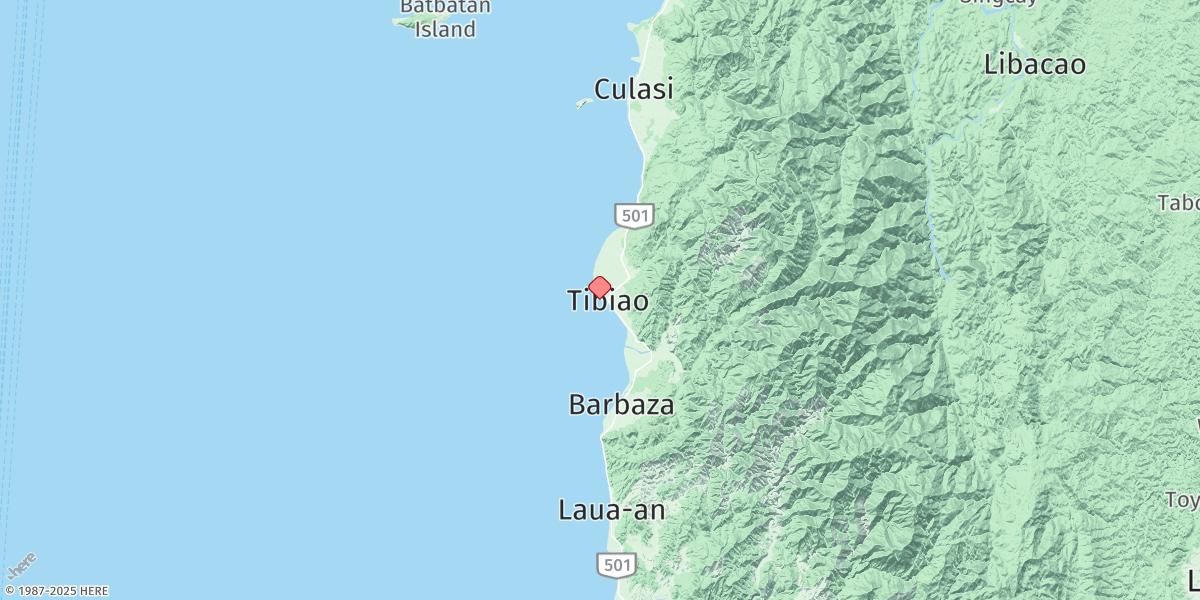 Map of Tibiao