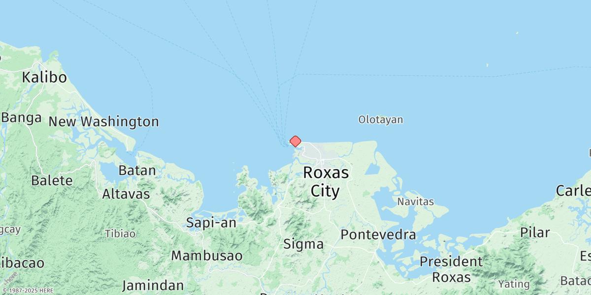 Map of Capiz Landing