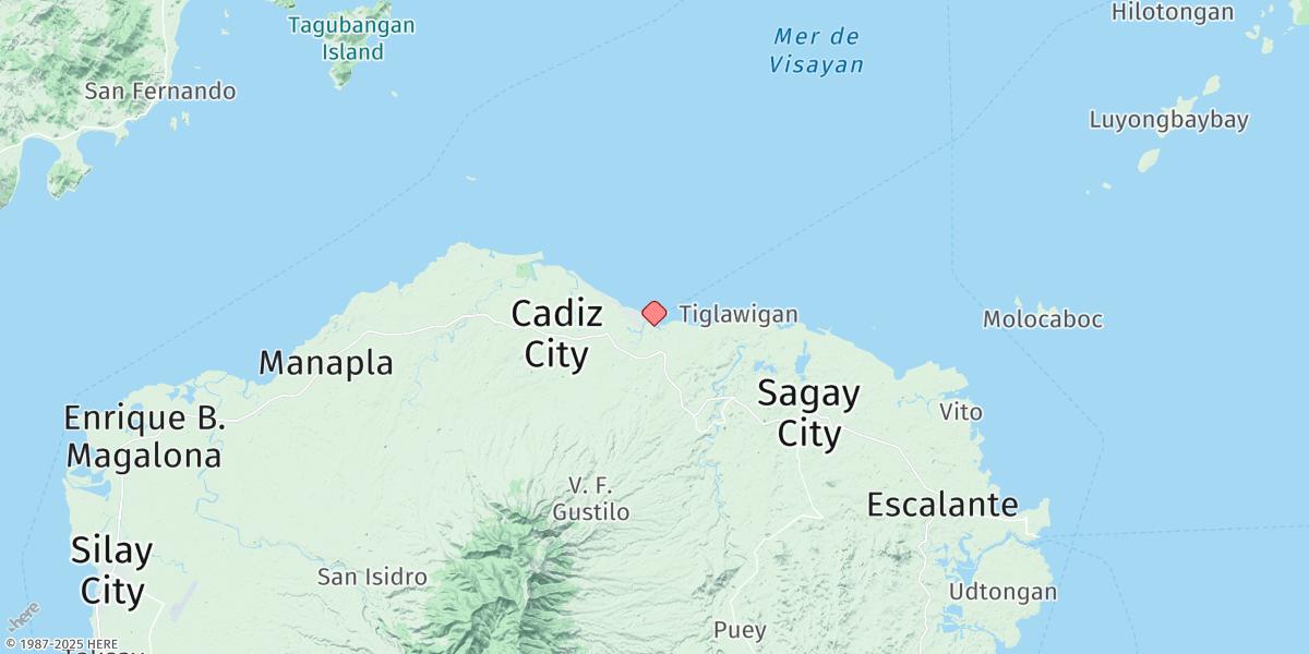Map of Cadiz
