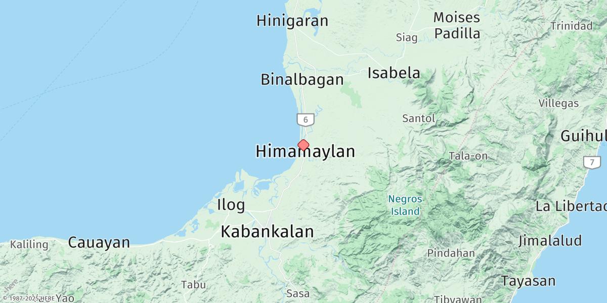 Map of Himamaylan