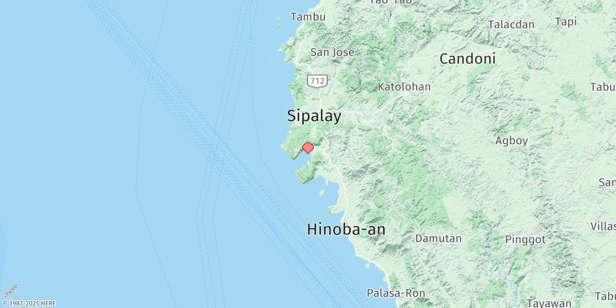Map of Campomanes Bay