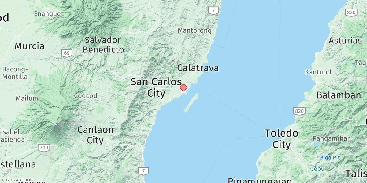 Map of San Carlos
