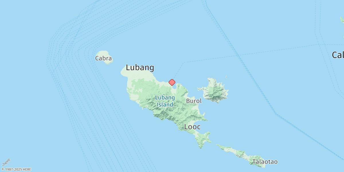 Map of Port Tilic