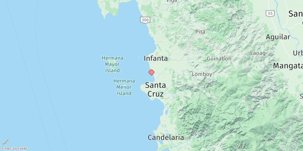 Map of Santa Cruz