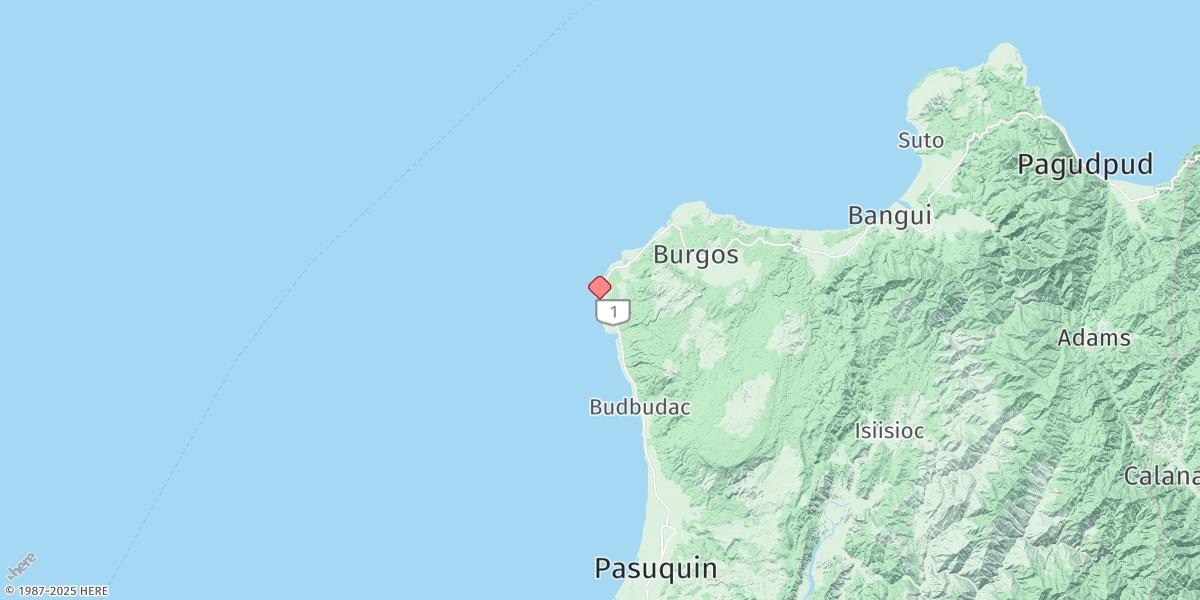 Map of Nagabungan Bay