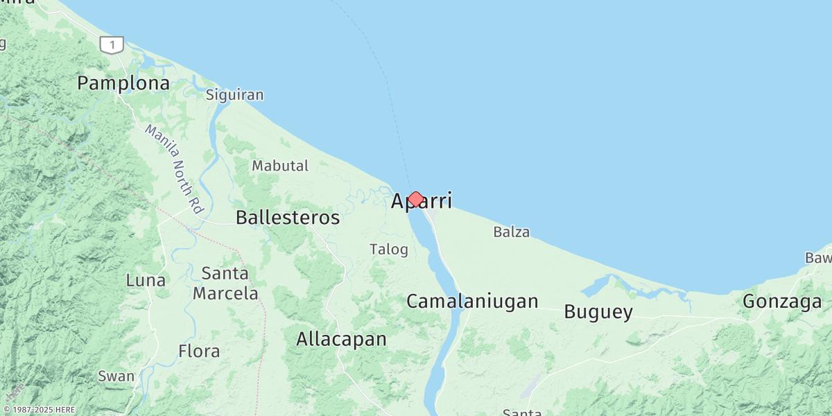 Map of Aparri