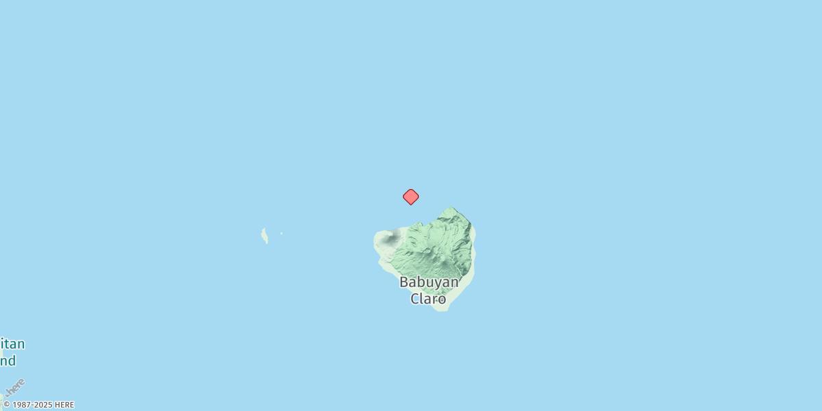 Map of Babuyan Island