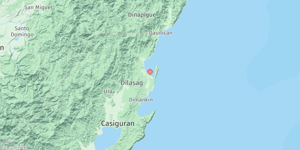 Map of Diapitan Bay