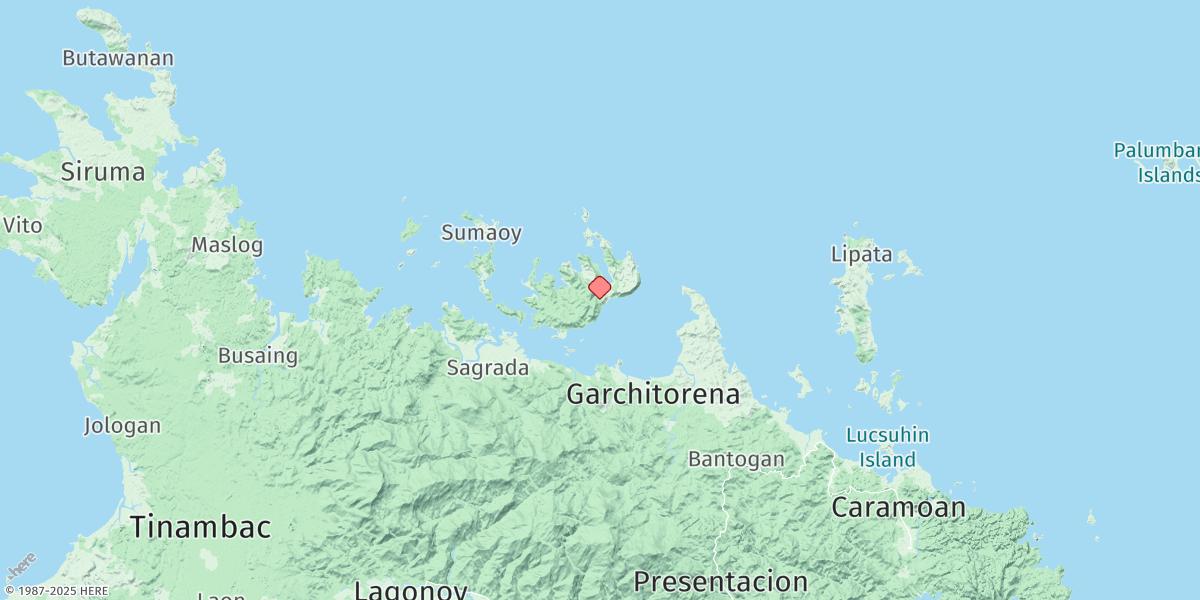 Map of Sisiran Bay