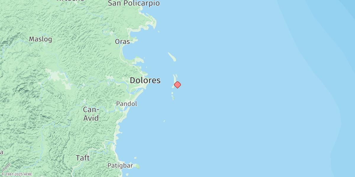 Map of Hilaban Island