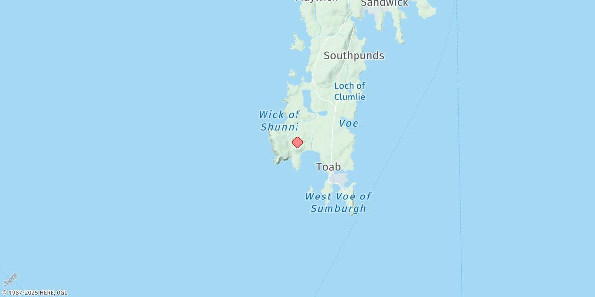 Map of Bay Of Quendale