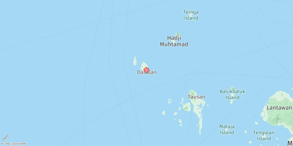 Map of Dassalan Island