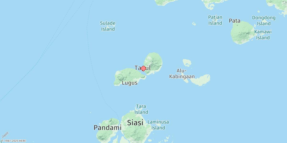 Map of Tapul Island