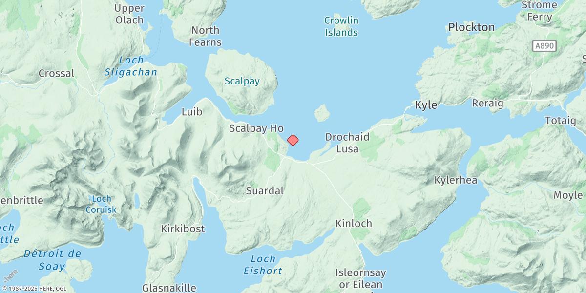 Map of Broadford Bay